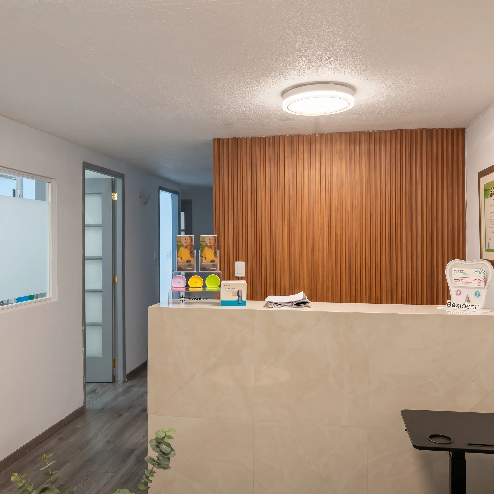 Recepción del consultorio dental